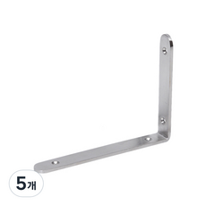 ZIO-BIZ 強力不鏽鋼置物架, 銀色, 5個