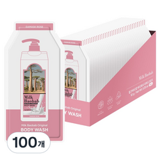 밀크바오밥 바디워시 다마스크로즈, 100개