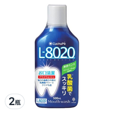 KOKUBO 勁爽乳酸菌漱口水, 500ml, 添加專利乳酸菌, 減少蛀牙, 口感溫和無刺激, 預防口腔異味, 清新口氣, 2瓶