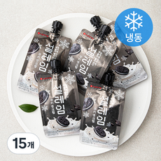 롯데설레임 쿠키앤크림 (냉동), 160ml, 1개입, 15개