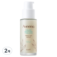 Aveeno 鎮靜修護三重燕麥精華液, 2個, 30ml