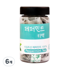 내몸에약초 페퍼민트차, 1g, 20개입, 6개