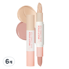 아임미미 아임 멀티 스틱 듀얼 코렉터 3.8g, 001 소프트핑크, 6개