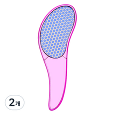 썬앤드림 소프트풋 발 각질제거기 퍼플, 77g, 2개, 1개입