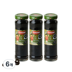 카르보넬 블랙올리브 절임, 6개, 140g