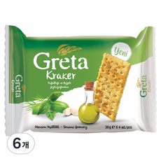 솔렌 그레타 허브 크래커 시즌스 그리너리, 120g, 6개