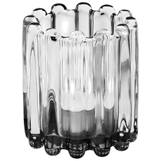 Philippi June 圓柱玻璃燭台, 灰色