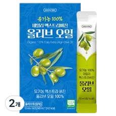 GREEN STORE 100%有機每日特級初榨橄欖油隨身包 14入, 2個, 140ml