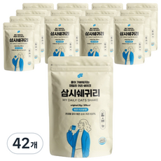 논앤밭위드 오리지널 볶은귀리쉐이크 삼시쉐귀리, 20g, 42개