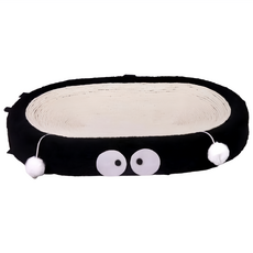 寵物星樂園 黑煤球貓抓板, 1個, 黑色