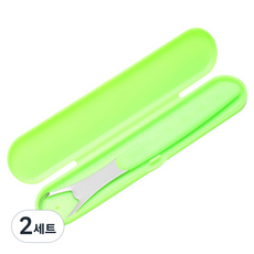 Living&Do不鏽鋼刮舌器盒組 綠色, 2組