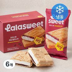 라라스윗 팥 모나카 아이스밀크 (냉동), 140ml, 4개입, 6개