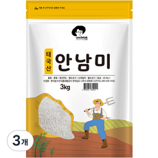 엉클탁 안남미, 3kg, 3개