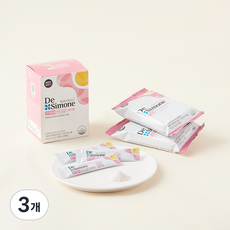 드시모네 프로바이오틱스 키즈 스텝1 딸기향 30포, 45g, 3개
