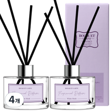 부케가르니 디퓨저, 화이트머스크, 200ml, 4개