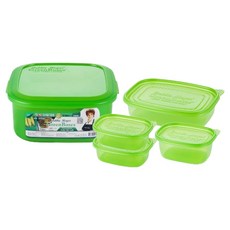 데비마이어 김치보관용기 5종, 1개, 473ml(2P) + 709ml(1P) + 946ml(1P) + 4.5L(1P)