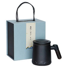 EDISH 陶瓷茶韻三合一禮盒 (紅藍黑隨機) - 方便快捷 品味生活, 1盒, 泡茶杯