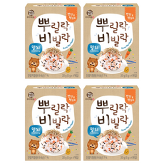 미즈앤코 뿌리락 비빌락 후레이크 4p, 멸치, 20g, 4개입