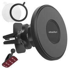 obsidian 車用出風口儀錶板手機Mac磁吸支架 CT-M12, 單一顏色, 1個