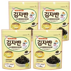 韓味不二 海苔酥 玉米濃湯風味, 4包, 45g