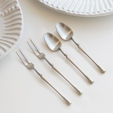 DALPAENGI LIVING Chateau 餐具甜點組, 1套, 茶匙 2p + 茶叉 2p