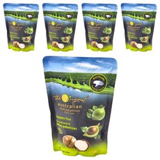 Macadamias Australia 頂級帶殼夏威夷果 原味 225g, 5包