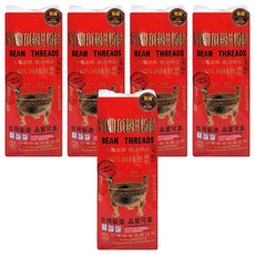 寶鼎 頂級100%純綠豆寬粉, 高纖，天然膳食纖維, 500g, 5包