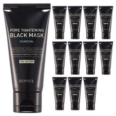 eunyul 毛孔緊緻撕拉式泥膜, 1條, 12條
