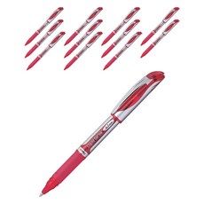 Pentel 飛龍文具 ENERGEL BL57-B Energel 原子筆 0.7mm 12入, 紅色, 1個