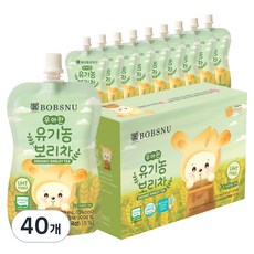 서울대밥스누 우아한 유기농 보리차, 100ml, 1개입, 40개