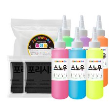 스노우키즈 스노우 찍기 놀이 물감 세트, 6색