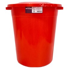 HOUSE 好室喵 萬能桶附蓋 大容量36L 多用途收納桶 清潔洗衣桶 防塵, JS01B, 1組