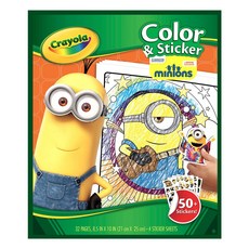 Crayola 繪兒樂 小小兵貼紙著色套裝, 1組, 小小兵