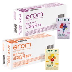 이롬 과채습관 퍼플 24p + 옐로우 24p, 1세트, 140ml