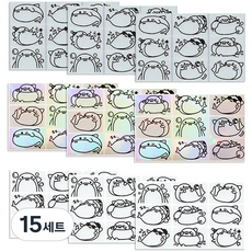 como name 動物名字貼紙, 小鯊魚圖片, 15套