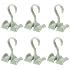 엠케이존 파스텔 가방걸이, 그린, 6개