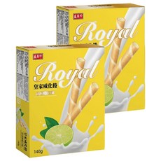 盛香珍 皇家威化捲 清香檸檬, 140g, 2盒