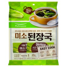 Pulmuone 圃美多 大醬湯沖泡包 Set 5入, 40g, 1袋