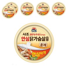 안심 훈제 닭가슴살, 90g, 6개