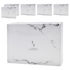 CHRISMA 1/3化妝棉,不易起球, 減少纖維吸水量, 160片, 6盒