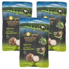 Macadamias Australia 澳洲頂級夏威夷果 原味 225g, 3包