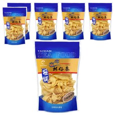 戀戀蚵仔寮 刀削章魚花，台灣海鮮, 100g, 6包