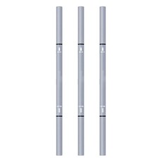 雙頭極細眉筆 0.1g 9支, 4 灰色, 3組