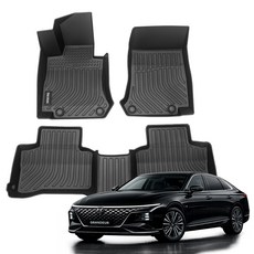 더존 입체포집 TPE 카매트 세트, 현대 그랜저 IG GN7(2022년~2024년), 올블랙