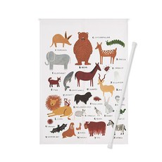 Higher Deco 一體式門簾 + 窗簾桿, 動物園