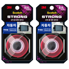 3M Scotch 3M 汽車用透明泡棉雙面膠帶, 2個