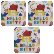 收納王妃 三麗鷗無痕掛勾 中, 積木凱蒂貓, 3個