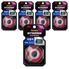 3M Scotch 3M 汽車用透明泡棉雙面膠帶, 5個