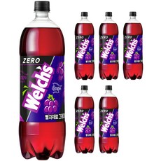 웰치스 제로 그레이프맛, 1.5L, 6개