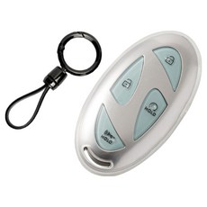 벤딕트 골드라인 TPU 키케이스, 투명 화이트, 현대 07